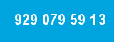 929 079 59 13 929 079 59 13